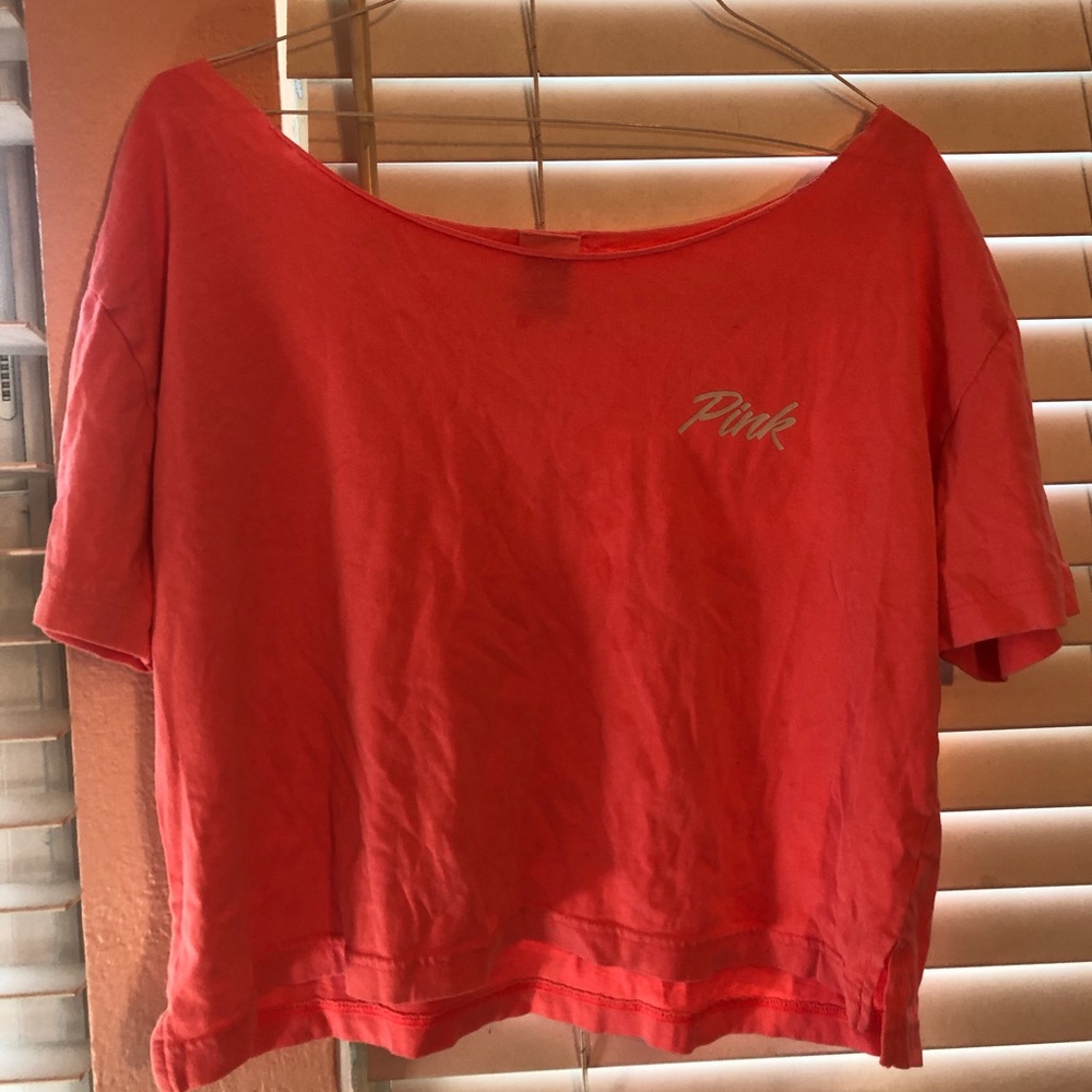 pink short sleeve